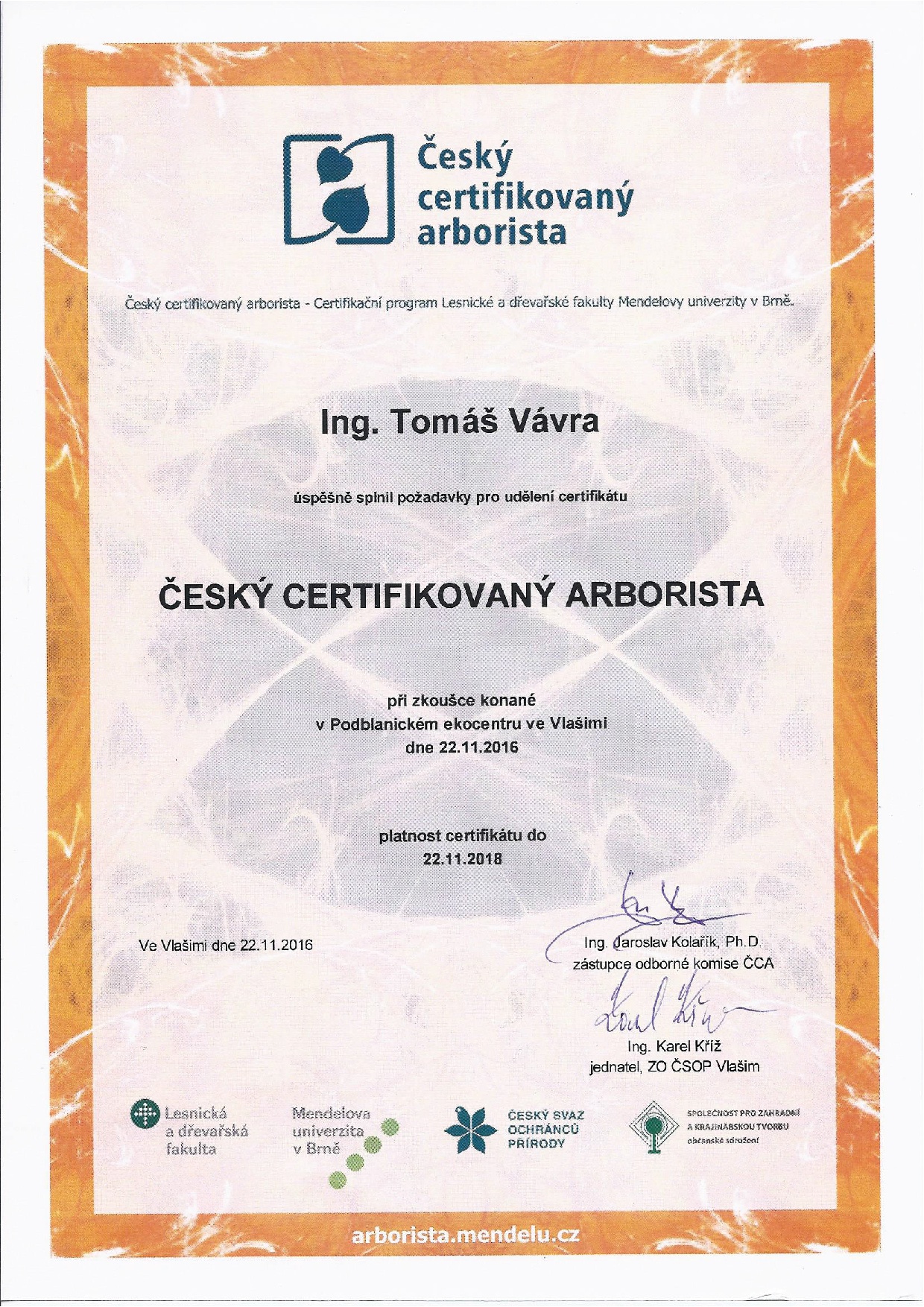 český certifikovaný arborista